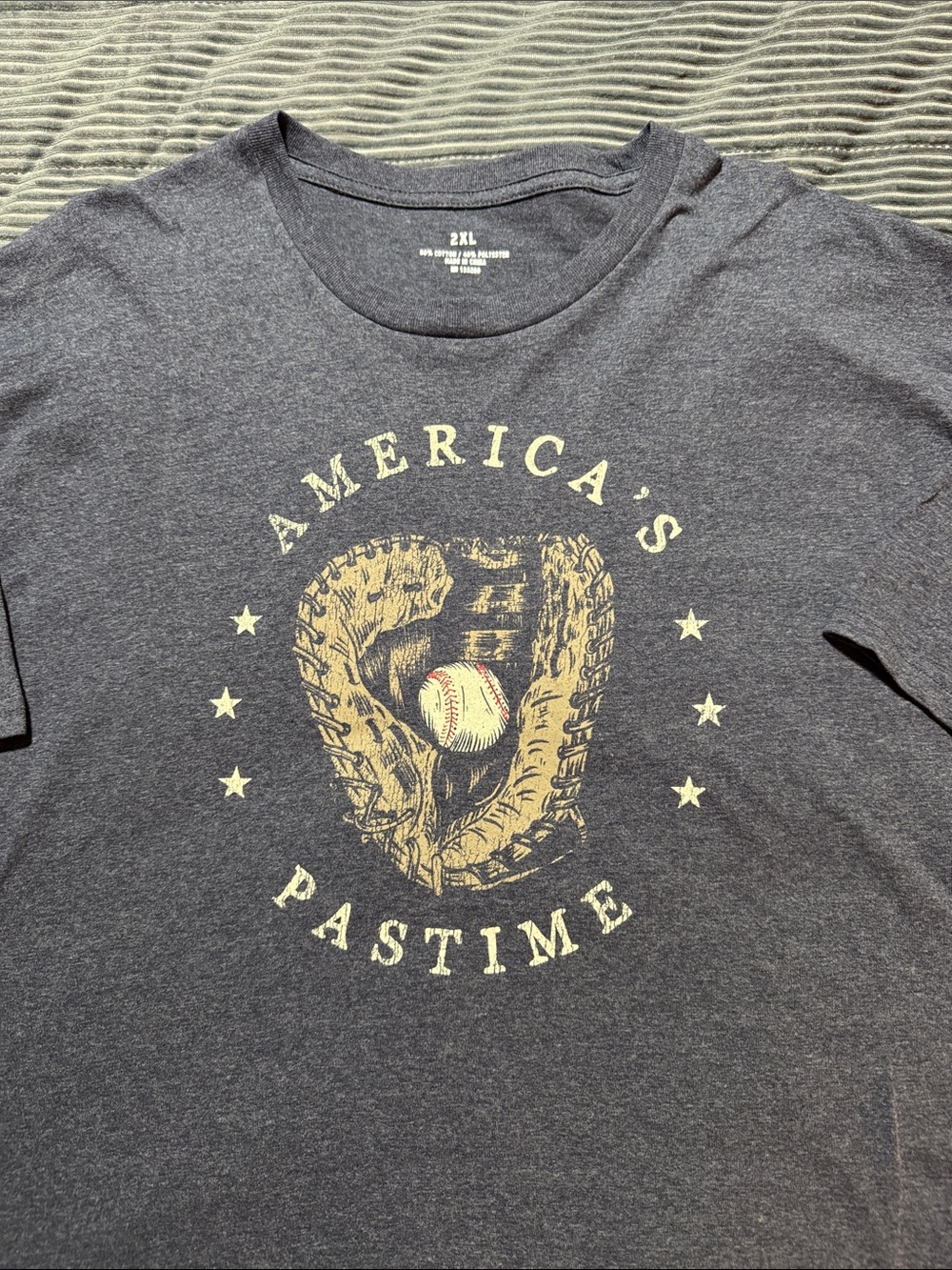 America's Pastime Graphic Tee - Baseball Glove & Ball